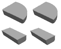 D型硬質合金焊接刀片